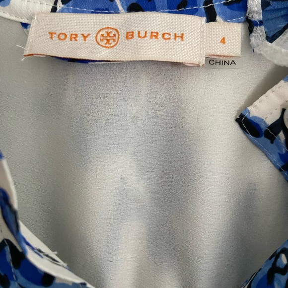 Tory Burch Deneuve Blue Dress - Picture 5 of 5